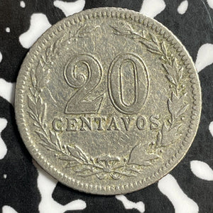 1905 Argentina 20 Centavos Lot#E5742