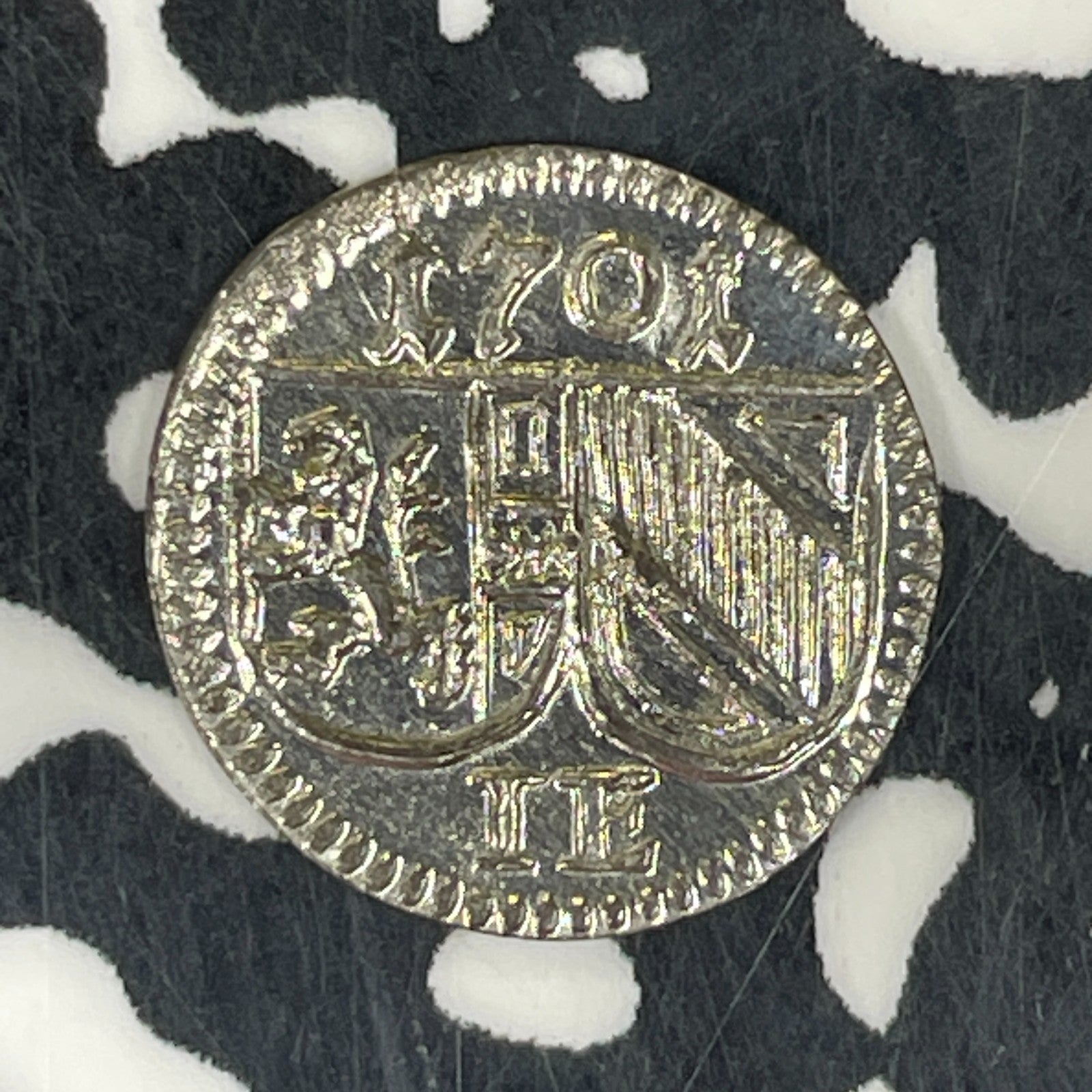 1701 Austria Salzburg 1 Pfennig Lot#JM0563 Silver! High Grade! Beautiful!