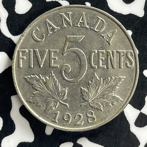 1928 Canada 5 Cents Lot#C1220
