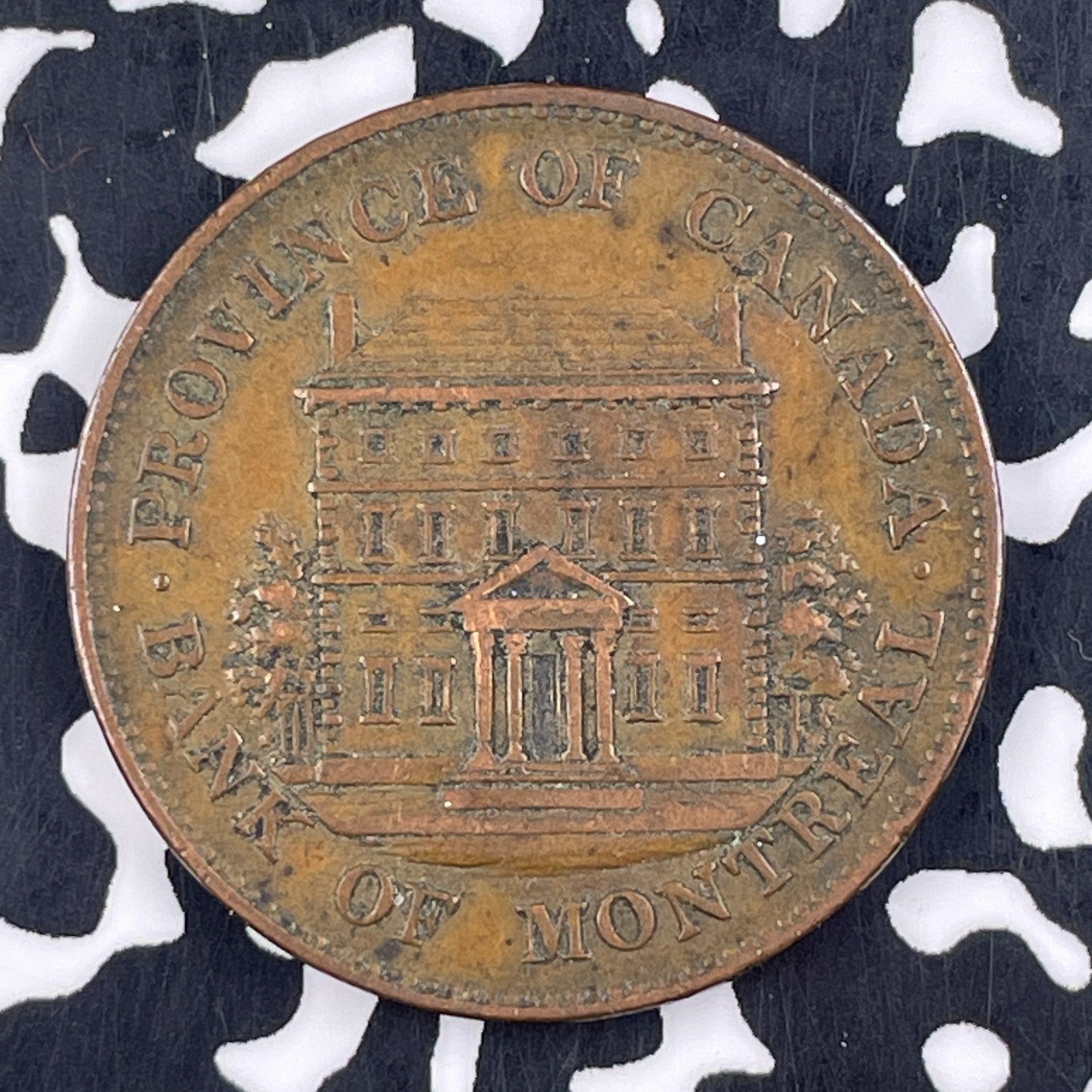 1844 Lower Canada 1/2 Penny Half Token Lot#F4947