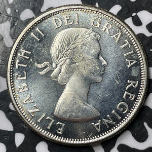 1962 Canada 50 Cents Lot#D7857 Silver! High Grade! Beautiful!