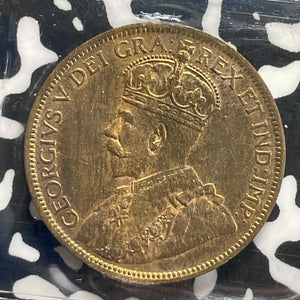 1918 Canada Large Cent ICCS MS63RB Lot#OV1599 Choice UNC!