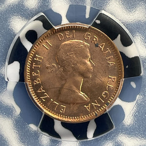 1953 Canada Small Cent PCGS MS64RD Lot#G1040 Choice UNC! No Strap