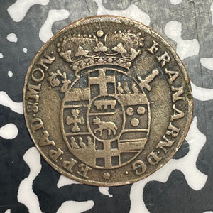 1718 Germany Paderborn 6 Pfennig Lot#T6379 Scarce!