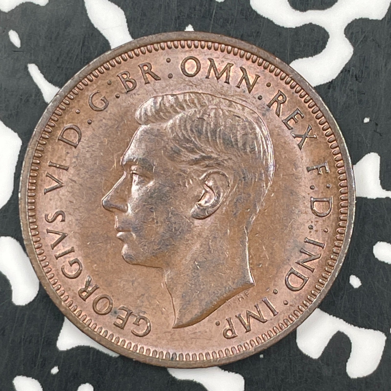 1942 Great Britain 1/2 Penny Half Penny Lot#F5123 High Grade! Beautiful!