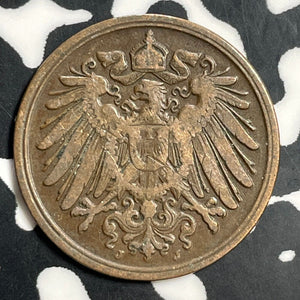 1910-J Germany 1 Pfennig Lot#E9038 Better Date