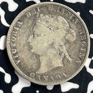 1872-H Canada 25 Cents Lot#T7051 Silver!