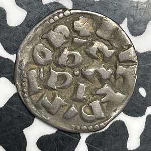 (1056-1106) Italy Pavia Henri III AR Denier Lot#JM9470 Silver! Mir-837