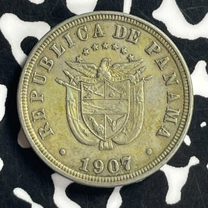 1907 Panama 2 1/2 Centesimos Lot#T6859