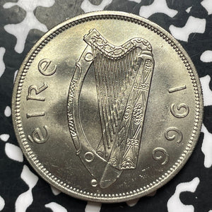 1966 Ireland 1/2 Crown Half Crown (6 Available) (1 Coin Only) High Grade!