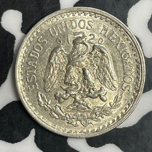 1925 Mexico 10 Centavos Lot#E9727 Silver! High Grade! Beautiful!