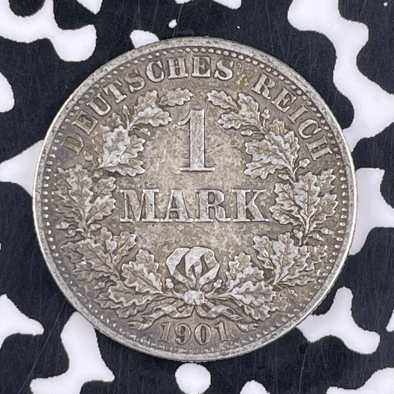 1901-F Germany 1 Mark Lot#F2618 Silver! Low Mintage