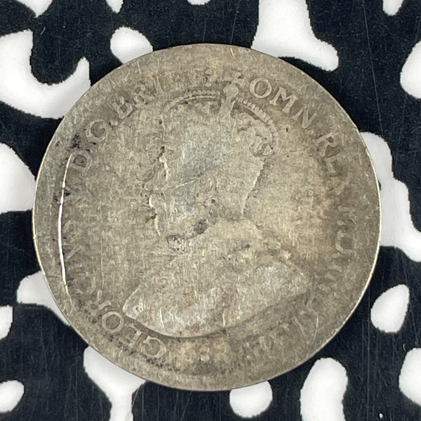 1921 Australia 6 Pence Sixpence Lot#F1537 Silver!