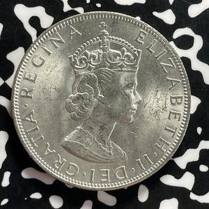 1964 Bermuda 1 Crown Lot#T9707 Silver! High Grade! Beautiful!