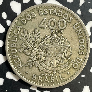 1901 Brazil 400 Reis Lot#E7449