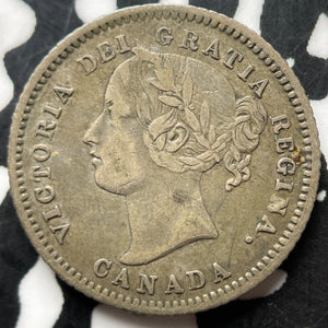 1874-H Canada 10 Cents Lot#JM9009 Silver! Nice!