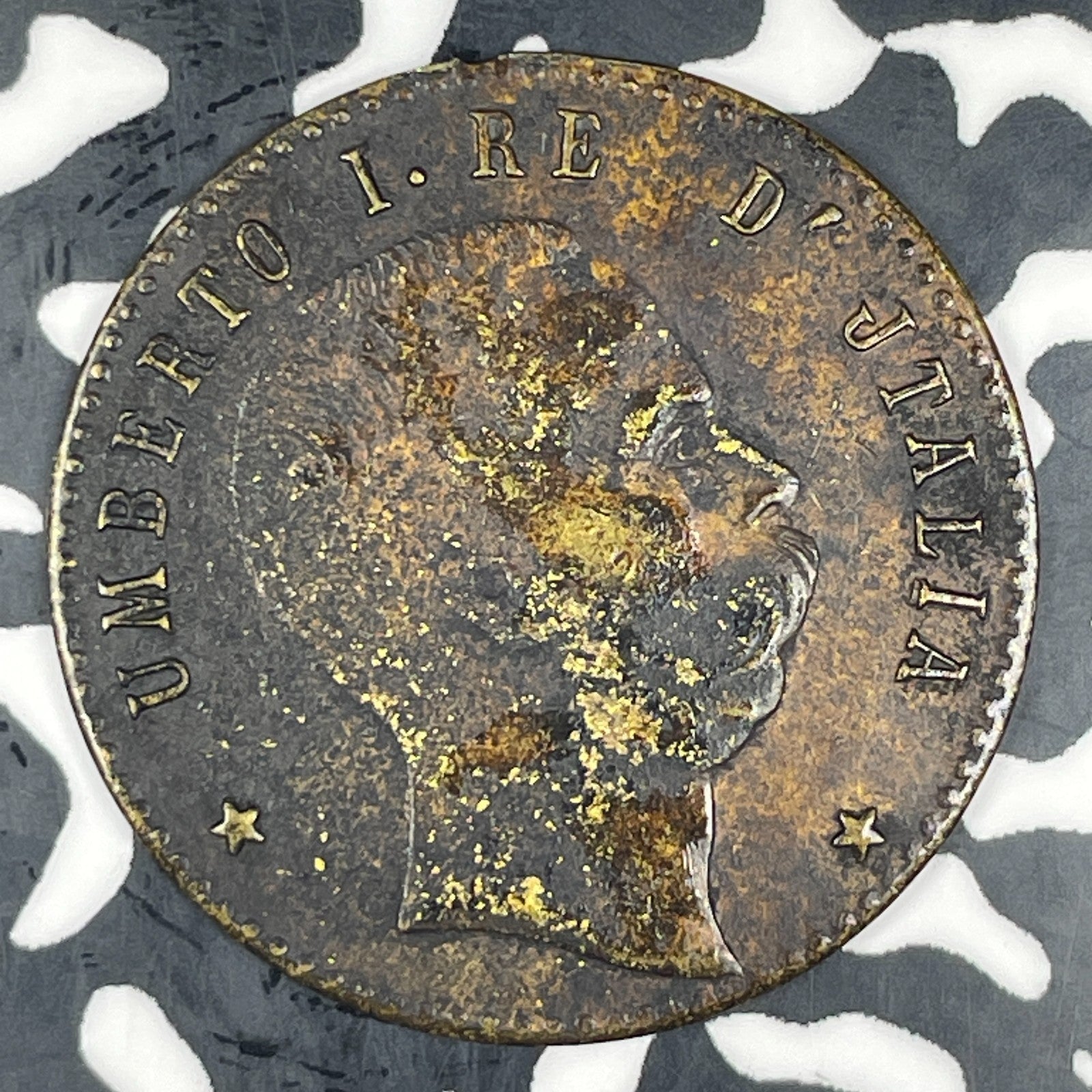 Undated Italy/Prussia Umberto & Wilhelm II Medalet Lot#C9229 27mm