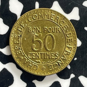 1922 France 50 Centimes Lot#C1275 High Grade! Beautiful!