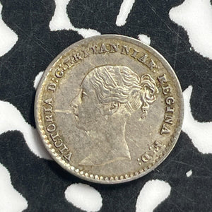 1859 Great Britain Maundy 1 Penny Lot#JM9607 Silver! 7,920 Minted