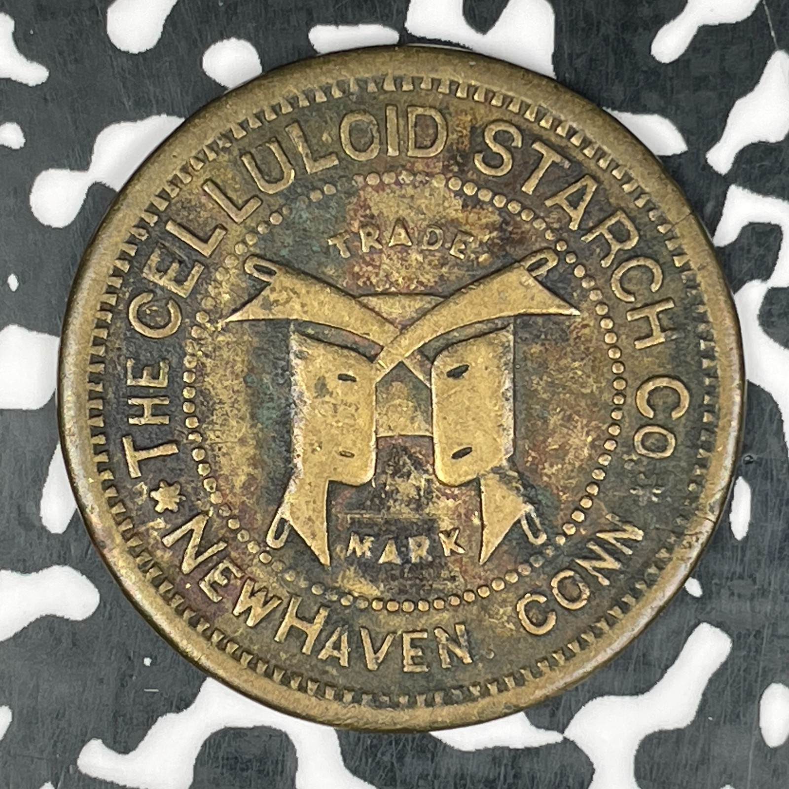 Undated U.S. New Haven, CT Celluloid Starch Co. Trade Token Lot#F8912