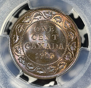 1915 Canada Large Cent PCGS MS65BN Lot#G037 Gem BU!