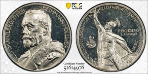 1916 Germany Theobald Von Bethmann-Hollweg Medal PCGS SP62 Lot#G1014 Silver!