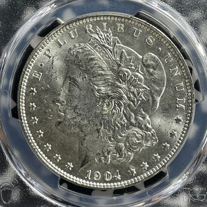 1904-O U.S. $1 Morgan Dollar PCGS MS63 Lot#G417 Silver! Choice UNC!