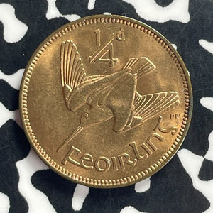1959 Ireland Farthing Lot#T9148 High Grade! Beautiful!