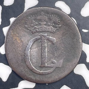 1727 Germany Hesse-Cassel 1 Heller Lot#C0961 Scarce!