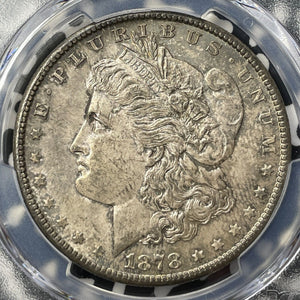 1878-S U.S. $1 Morgan Dollar PCGS MS62 Lot#G8778 Large Silver! Nice UNC!