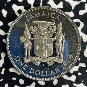 1974 Jamaica $1 Dollar Lot#C1531 High Grade! Beautiful!