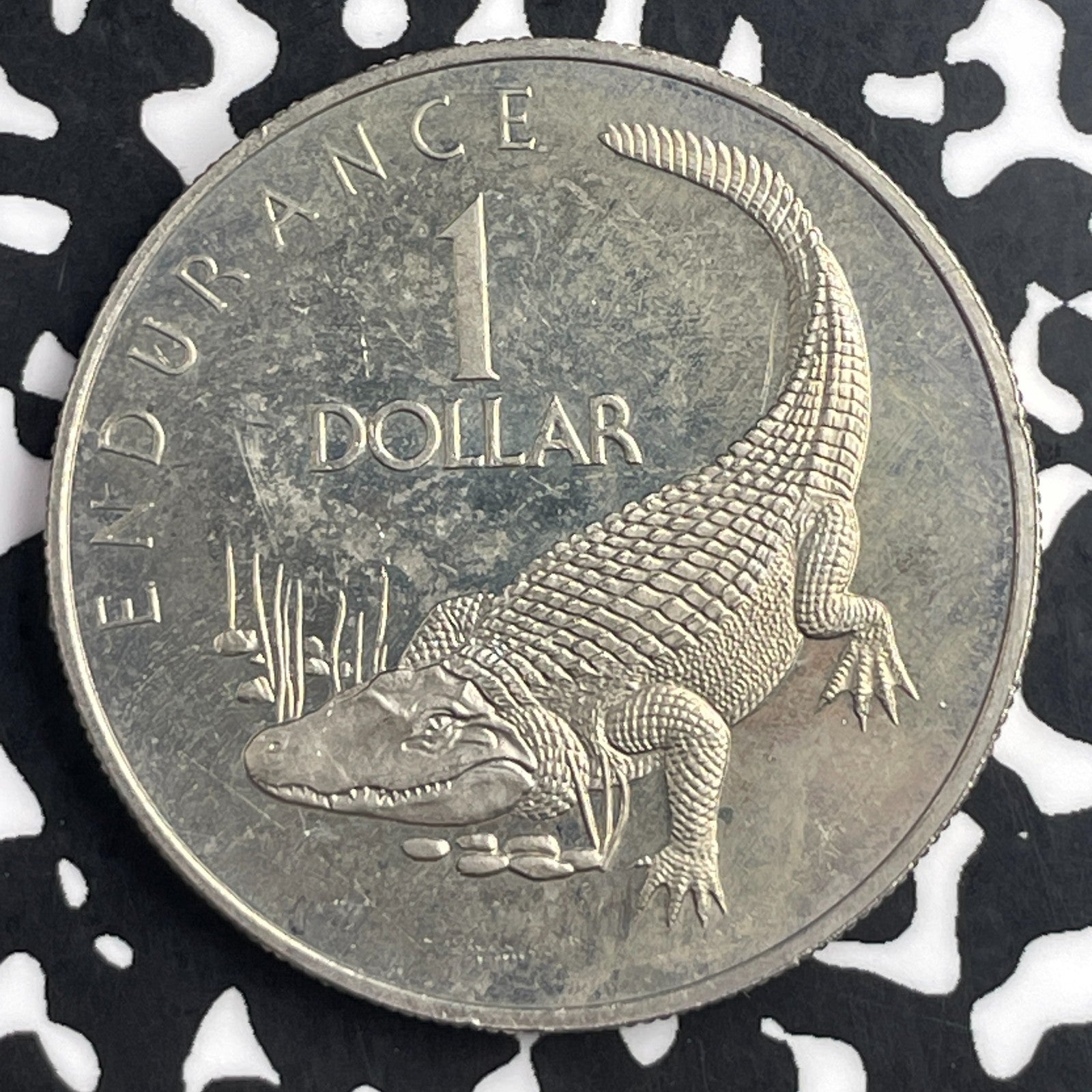 1976 Guyana $1 Dollar Lot#F2872 High Grade! Beautiful!