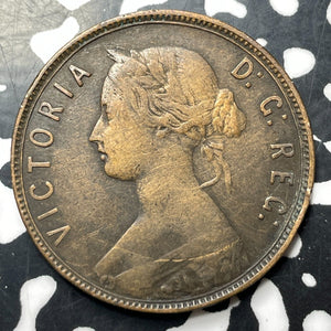 1888 Newfoundland Large Cent Lot#JM8231 Key Date!