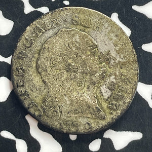 1770 Italy Sardinia 1 Reale Lot#T7930 Silver! Scarce!