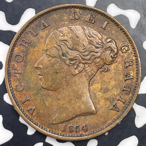 1854 Great Britain 1/2 Penny Lot#C1383