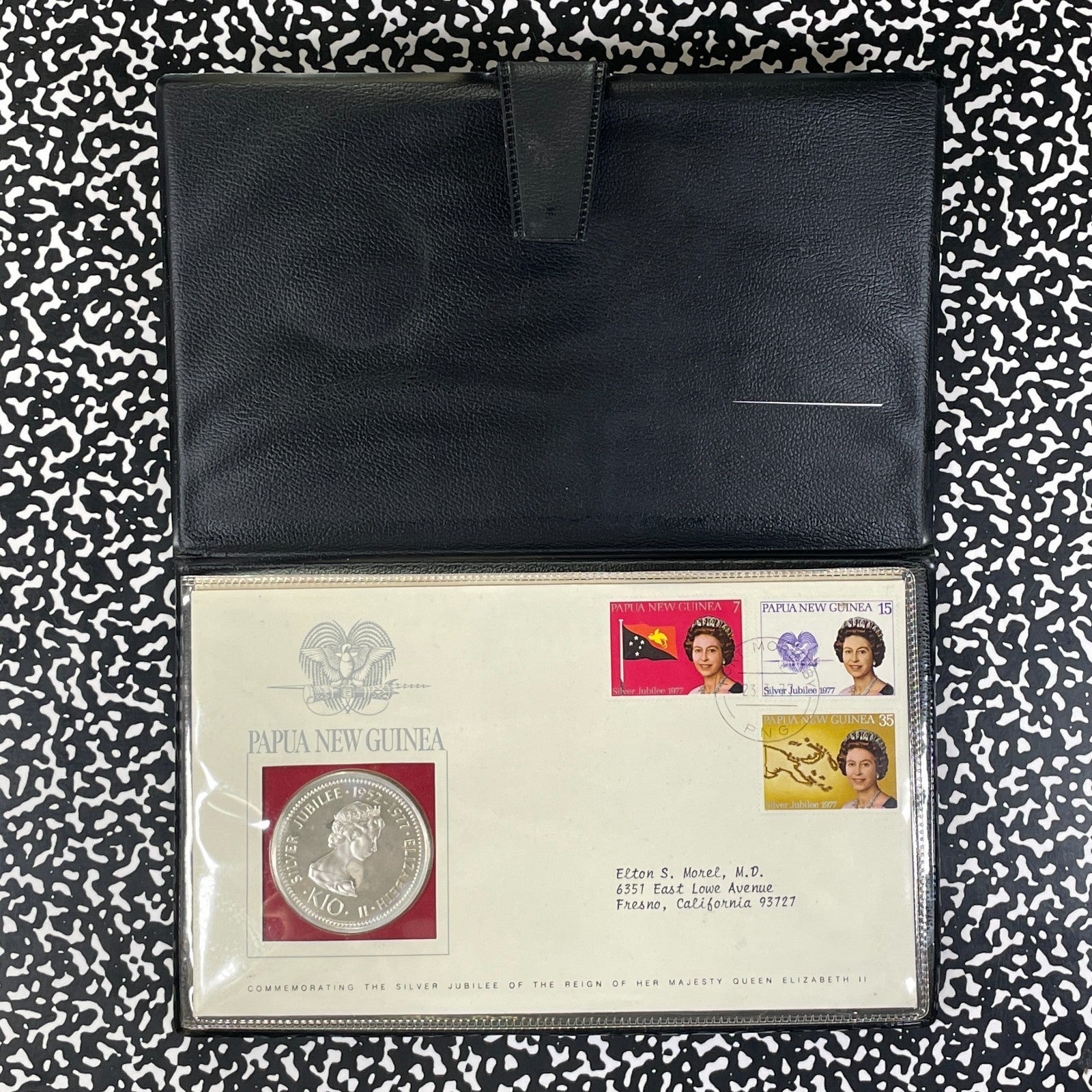 1977 Papua New Guinea 10 Kina Proof Set Lot#B3400 Silver! With Case & C.O.A.