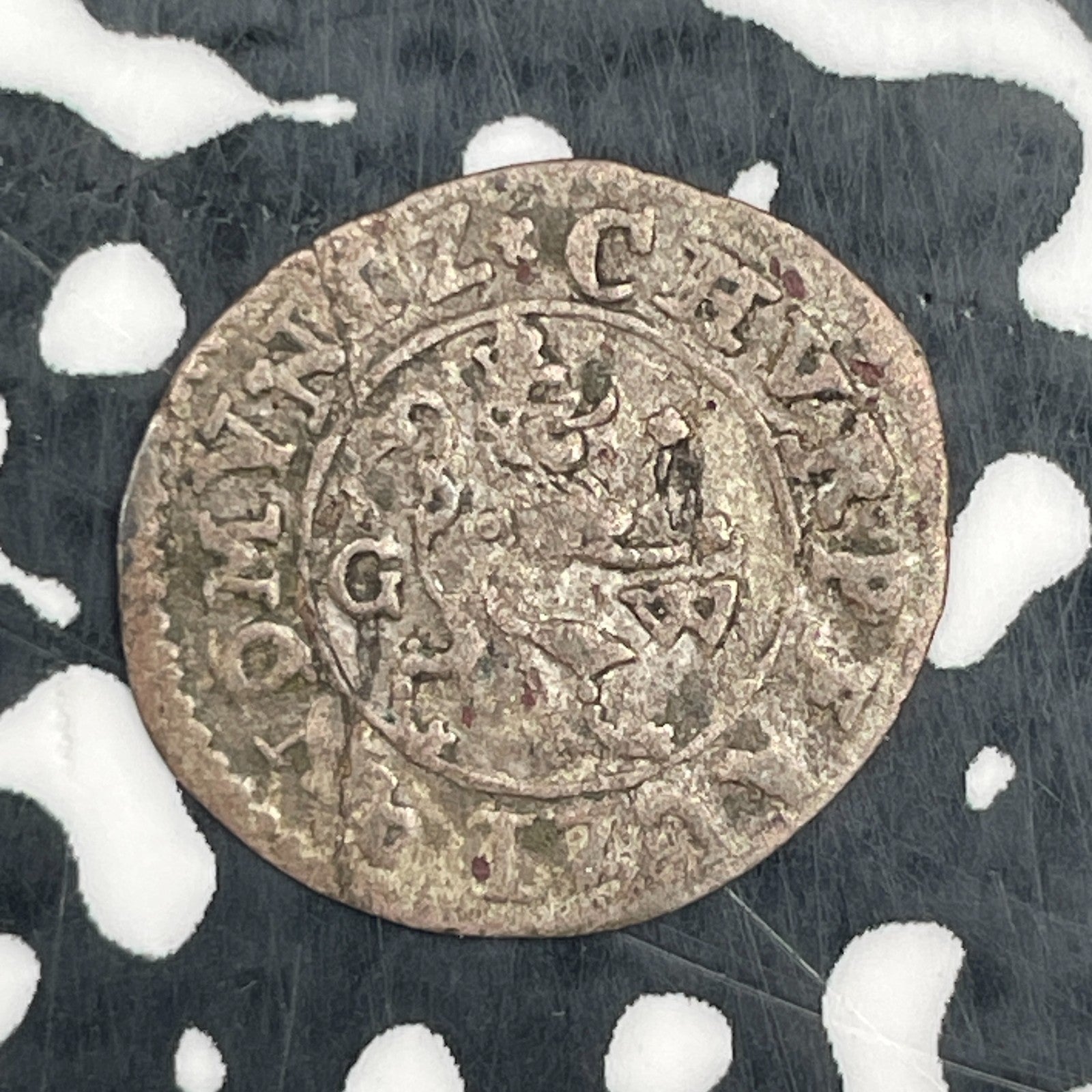 1725-GW Germany Pfalz 1 Kreuzer Lot# N3939 Silver!