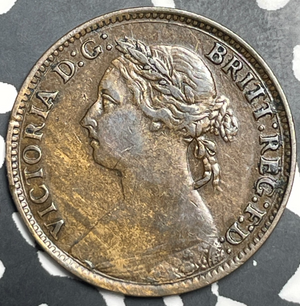 1886 Great Britain Farthing Lot#T9290