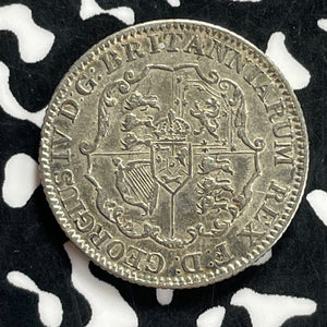 1822 British West Indies 1/8 Dollar Anchor Money Lot#JM9889 Silver! Nice!