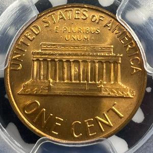 1977 U.S. Lincoln Memorial Cent PCGS MS67RD Lot#G9551 Gem BU!