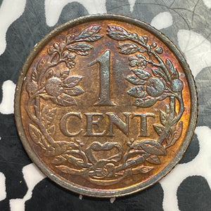 1931 Netherlands 1 Cent Lot#T2491 High Grade! Beautiful!