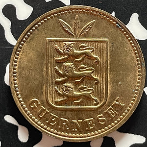 1889 Guernsey 2 Doubles Lot#T4940 High Grade! Beautiful!