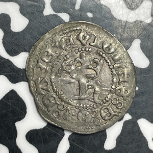 (1481-1513) Denmark Hans AR Hvid Lot#JM9466 Silver! Nice!