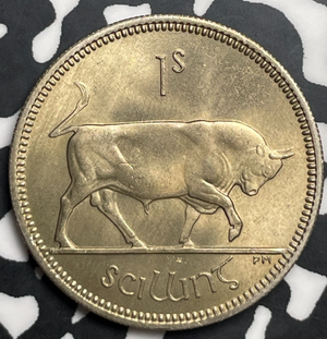 1961 Ireland 1 Shilling Lot#T9850 High Grade! Beautiful!