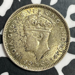 1941 Malaya 10 Cents Lot#T2945 Silver! High Grade! Beautiful!