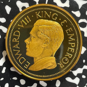 1936 India Edward VIII Fantasy Crown Lot#C0066 KM#X90