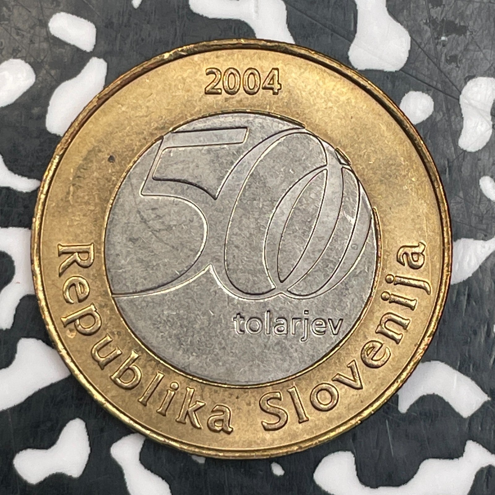 2004 Slovenia 500 Tolarjev Lot#N0092 High Grade! Beautiful!