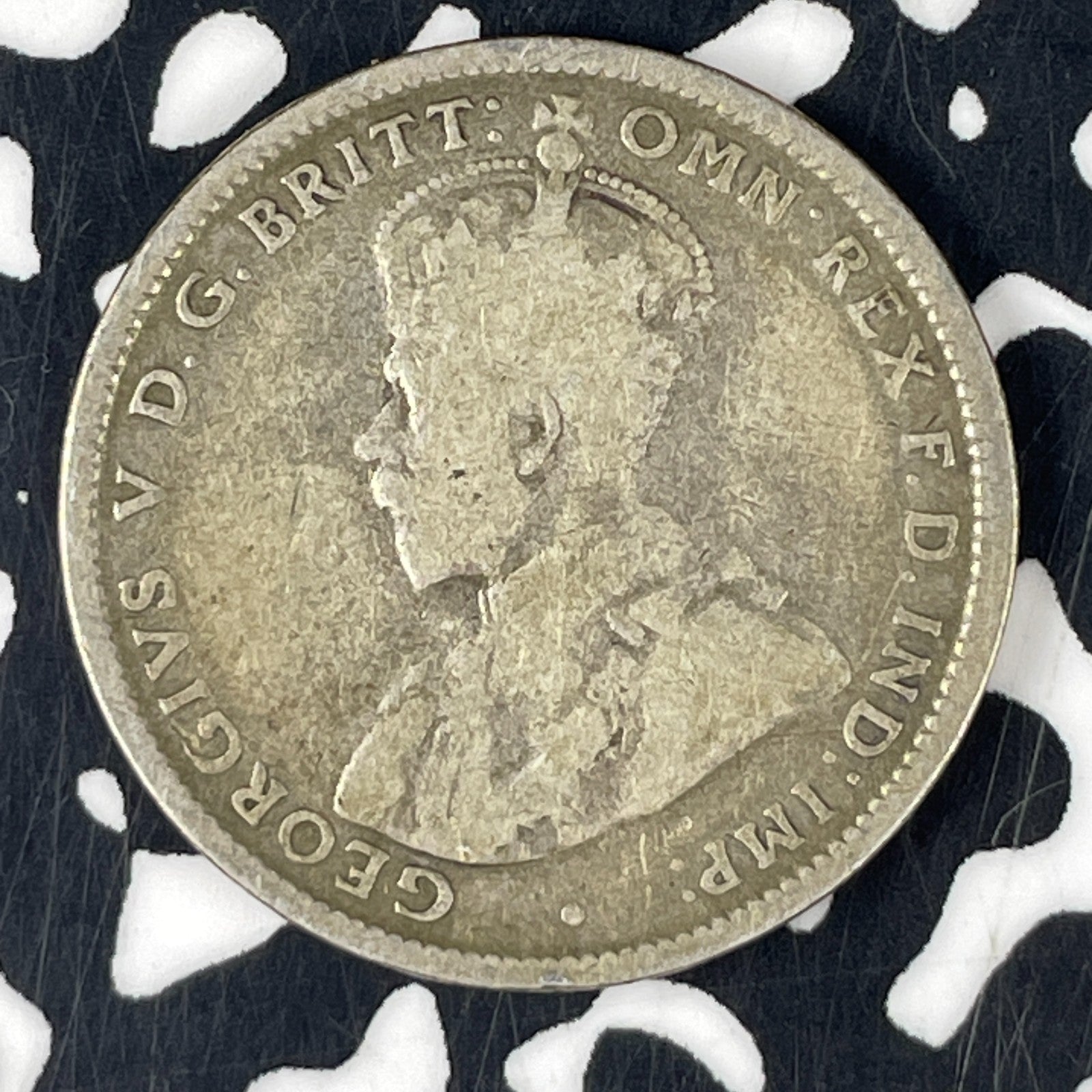 1917-M Australia 1 Shilling Lot#F1842 Silver!