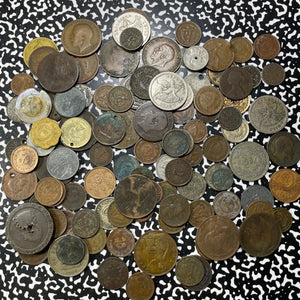 Bulk Lot Of 100x Assorted World Cull Coins Lot#B2287 Mixed Date