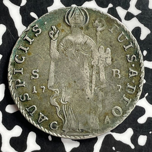 1797-SB Ragusa 1 Ducato Lot#JM9784 Silver! Scarce!